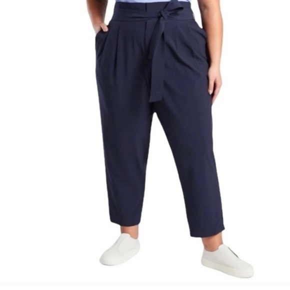 Athleta | Women’s Navy Skyline Spandex Blend Pant ll Size 18 - Picture 1 of 7